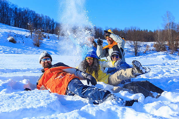 TravelZet Manali Guest Enjoying in Snow